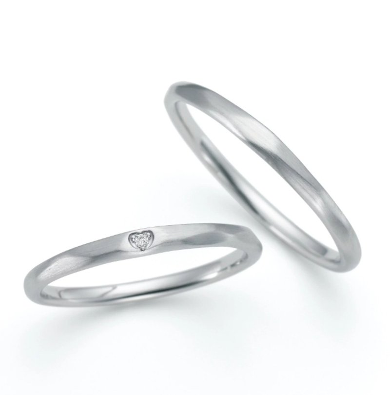【婚戒秘書】 Nocur - Mon amour 鉑金 (Pt900) 結婚戒指 - 戒指 - 貴金屬 