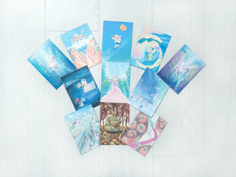 Taiwan Landscape / Illustration Collection Postcard Set / 11pcs - Cards & Postcards - Paper Multicolor