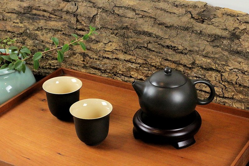 王兩文-西施壺禮盒(黑) - 其他 - 陶 黑色