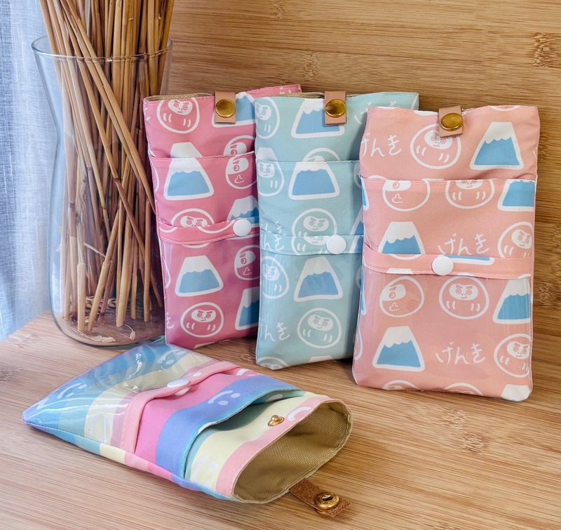 MIT 護理師手機筆袋 防水筆袋 手機袋 筆袋 識別證筆袋 工作袋 - 鉛筆盒/筆袋 - 防水材質 粉紅色