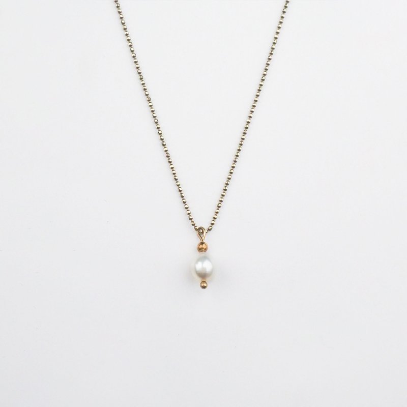Teenage earrings - Necklaces - Pearl Gold