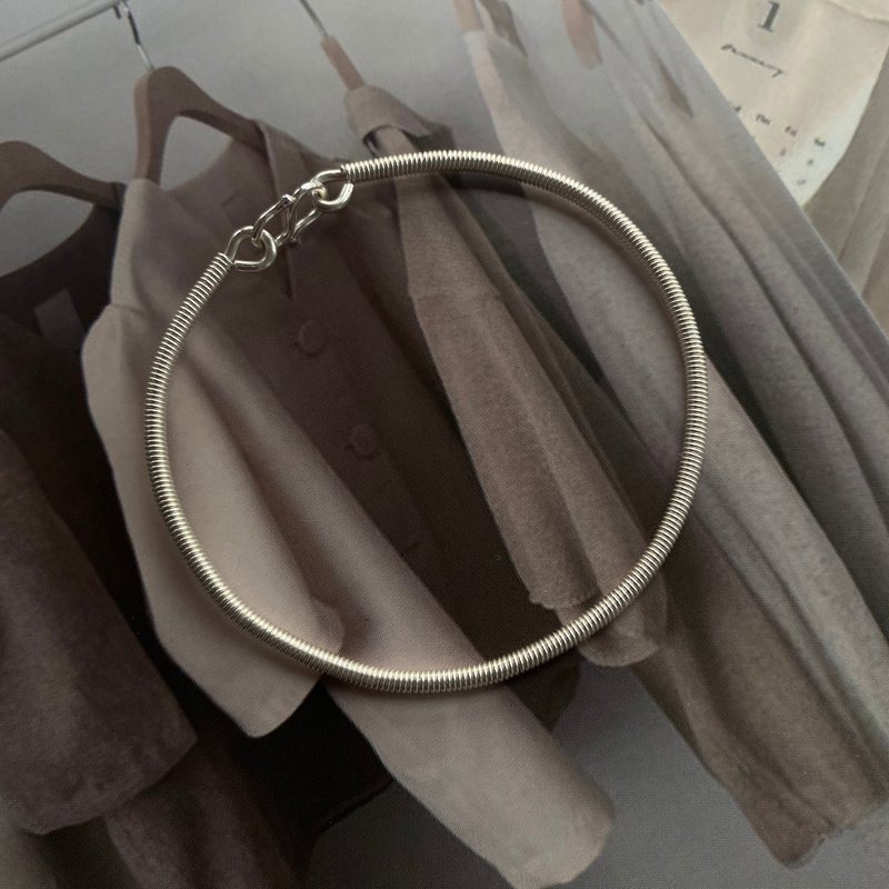 Threaded Silver bracelet s925s999 Silver silver bracelet - สร้อยข้อมือ - เงินแท้ 