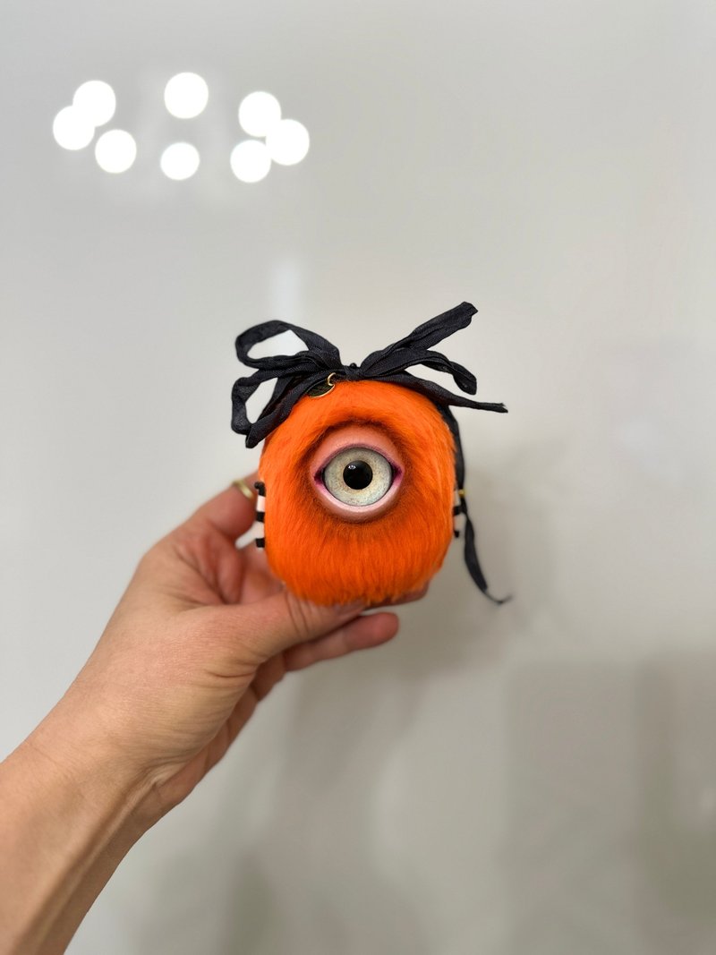 Orange bubble - cyclops _ READY TO SHIP! - 玩偶/公仔 - 其他材質 橘色