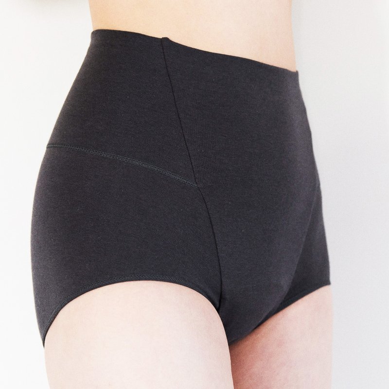肌にやさしいオーガニックコットン生理ショーツ　ハイウエスト　パッド別売 - 女內衣褲 - 棉．麻 