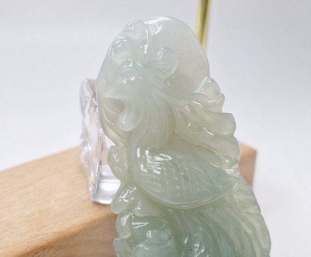 稀少翡翠彫刻 手彫り