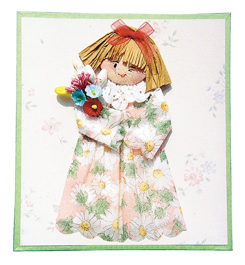 Exquisite European-style doll DIY material bag G-2 001 Little Flower Girl - Other - Paper 