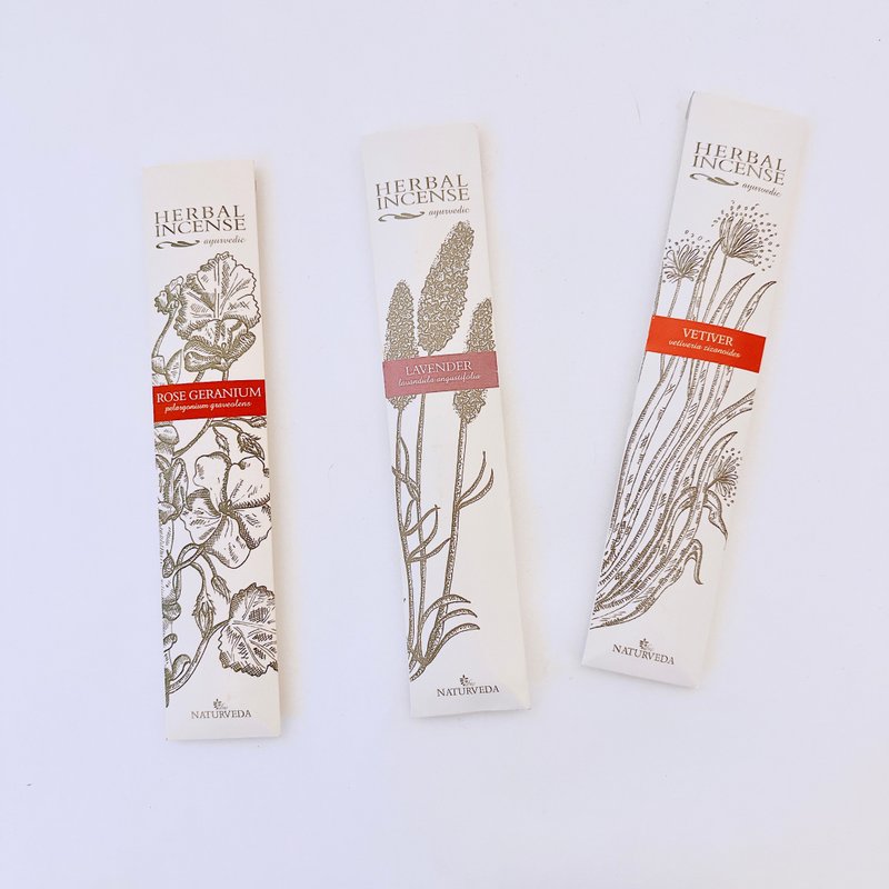 Herbal natural incense sticks - น้ำหอม - พืช/ดอกไม้ หลากหลายสี