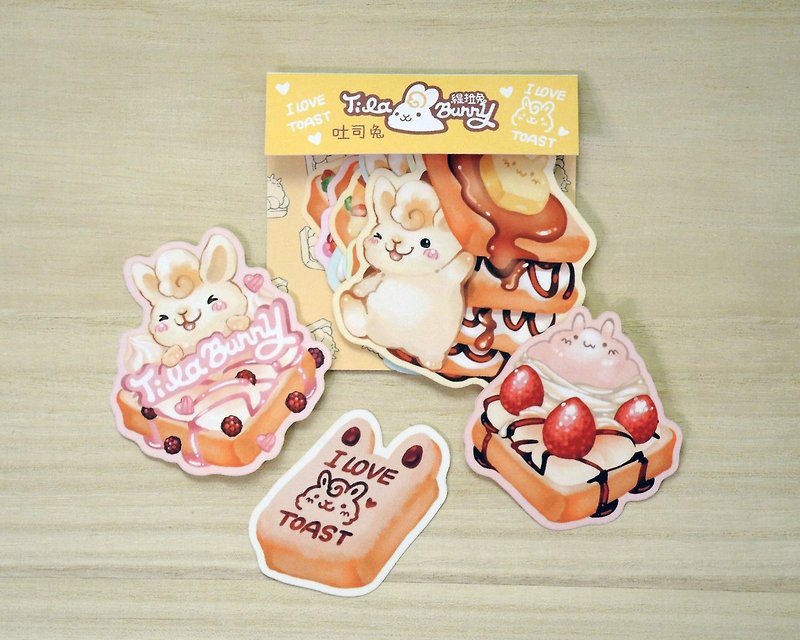 Sticker pack-Toast - Stickers - Paper Orange