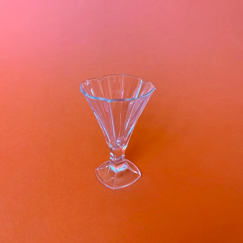 Early French Made / Ice Cream Cup Sundae Cup - Cups - Glass Transparent