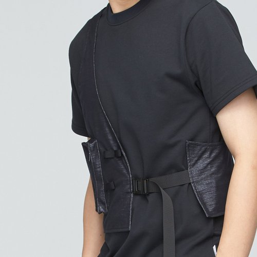 ネイビー　ワンショルダーベスト ネイビー ワンショルダーベスト