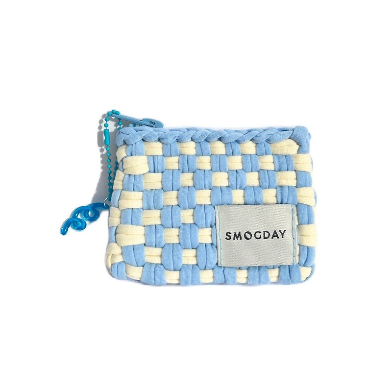 Smogday Everyday Card holder handmade bag coins, cards (Friday Color) - Coin Purses - Polyester Blue