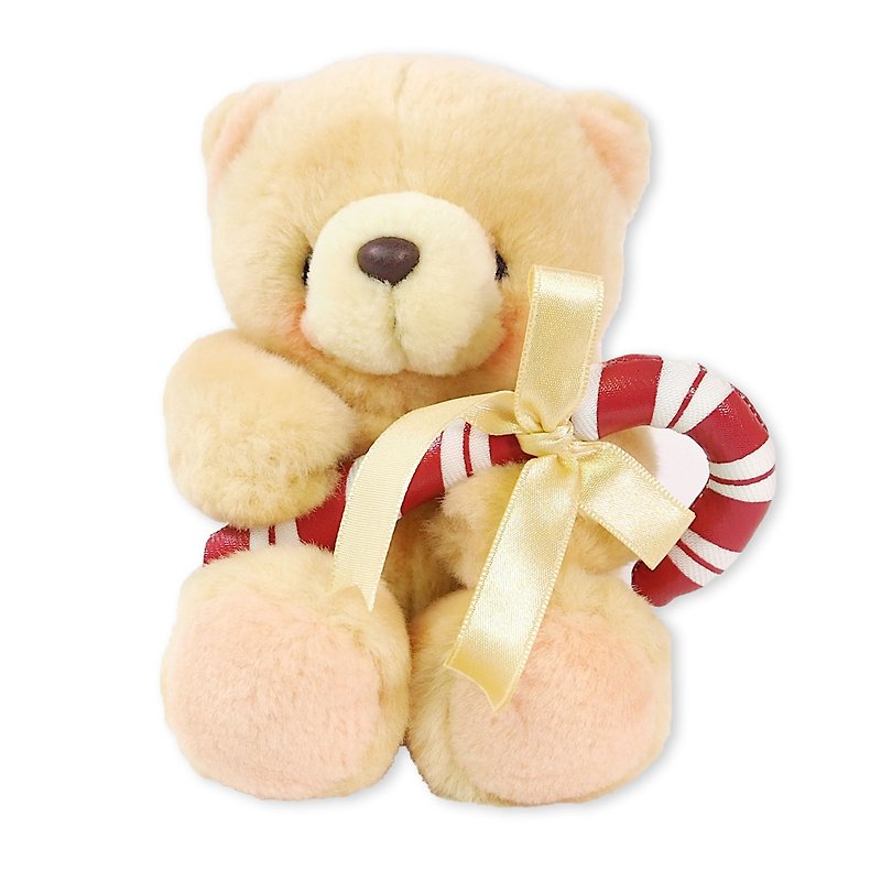 FF 4.5 inch nap / Candy Cane Bears - Stuffed Dolls & Figurines - Other Materials Brown