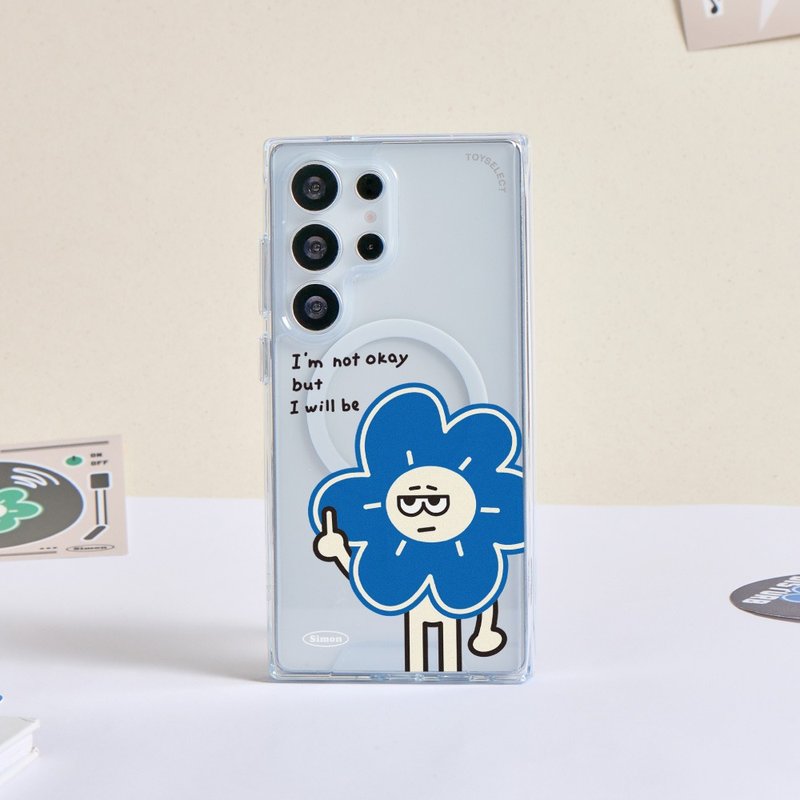 SIMON極度厭世防摔透明SAMSUNG手機殼 - 手機殼/手機套 - 塑膠 多色