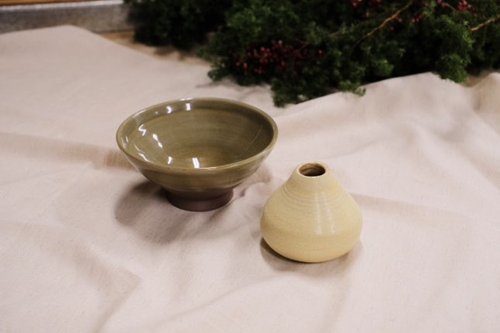 体験・アクティビティ】11月 陶芸体験コース【手びねり/電動ろくろ】青