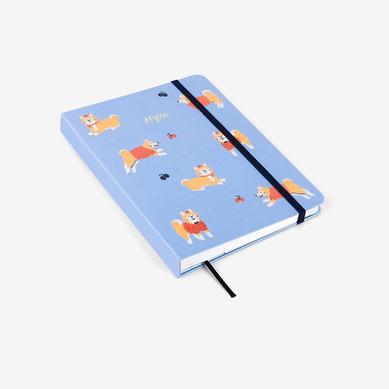 Shiba Royal Personalized 2020 Threadbound Planner - สมุดบันทึก/สมุดปฏิทิน - กระดาษ สีน้ำเงิน