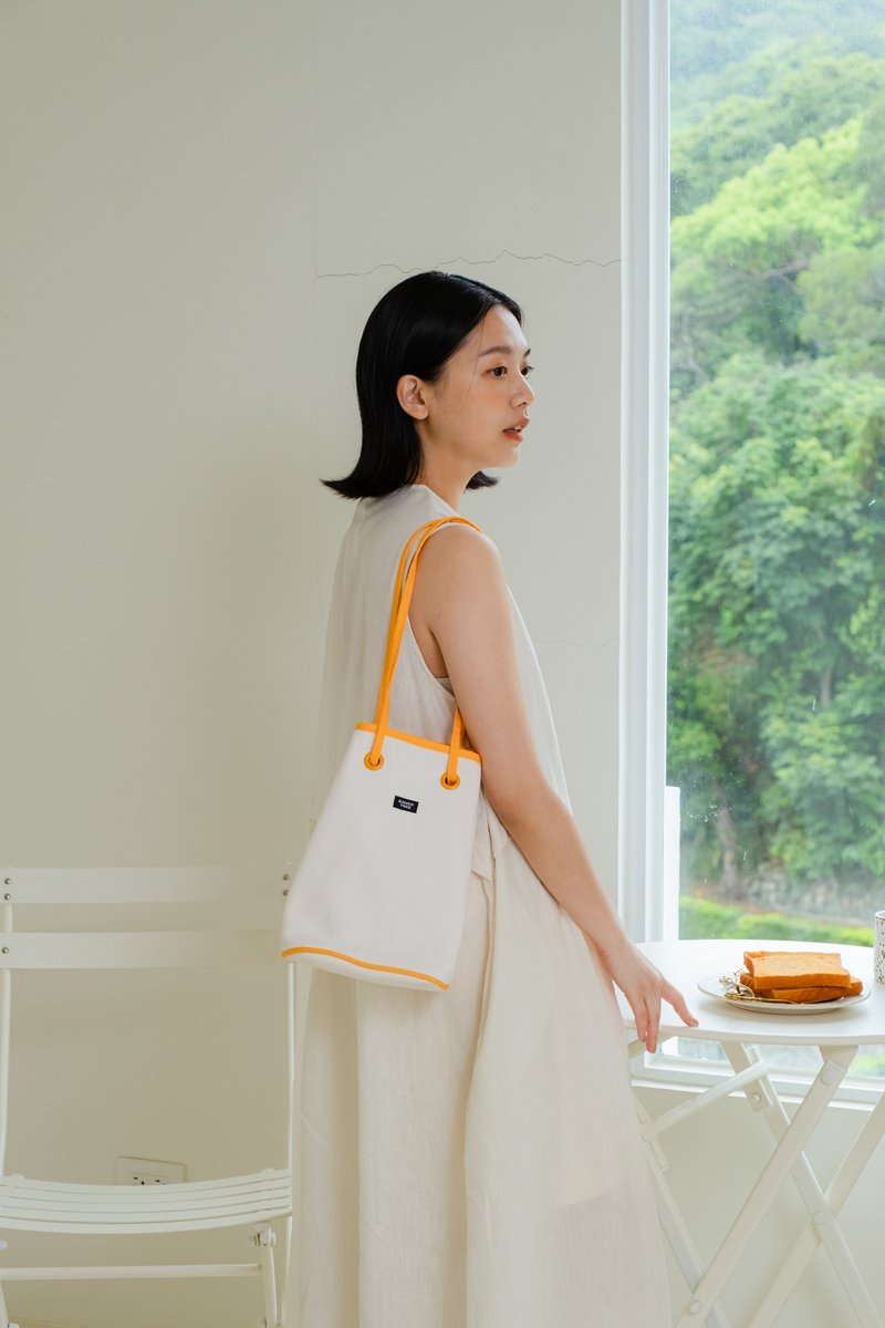 帆布束口肩背包 - 六色 現貨 - 手袋/手提包 - 棉．麻 卡其色