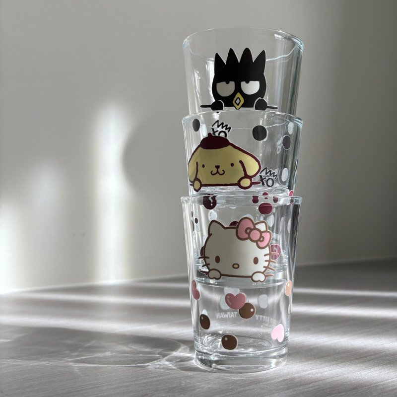 【漫遊台灣】HELLO KITTY/布丁狗/酷企鵝 熱炒杯 啤酒杯 珍奶台灣 - 玻璃杯 - 玻璃 