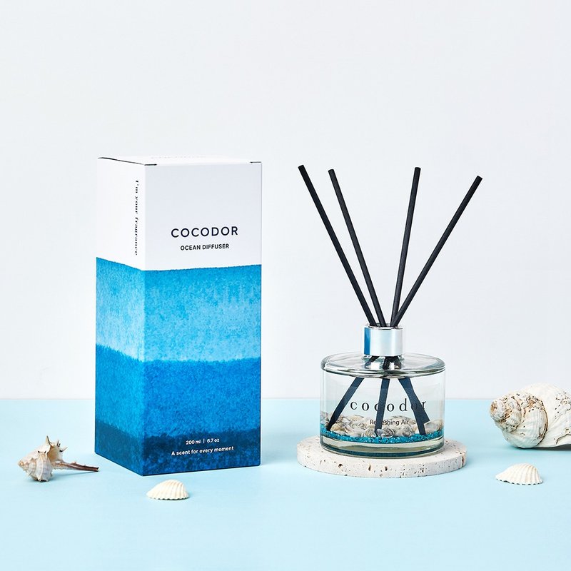 COCODOR-海洋系列擴香瓶200ml - 香氛/精油/擴香 - 玻璃 藍色