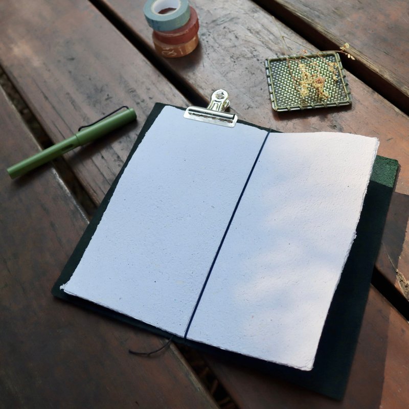 Handmade Notebook (Original)/Traveler's Notebook Refill(regular size) - Notebooks & Journals - Paper White