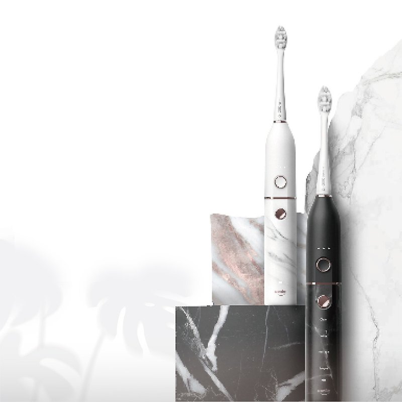 【usmile】U2S Sonic Vibration Electric Toothbrush (Marble Black) - Other - Plastic 