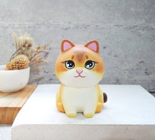 猫　木製　置物　全４点+おまけの1匹 楽天市場】猫 置物 天然木 木製 ねこ 国産 日本製 誕生日 お祝い
