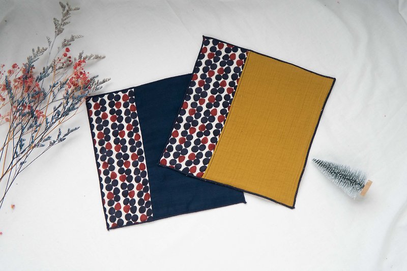 Anti-lost series | six-fold yarn handkerchief | handkerchief | triangle circle - ผ้าเช็ดหน้า - ผ้าฝ้าย/ผ้าลินิน หลากหลายสี