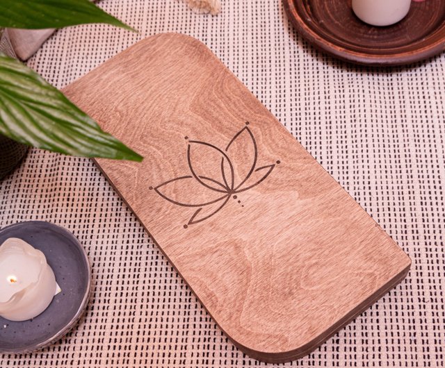 Wooden yoga online board