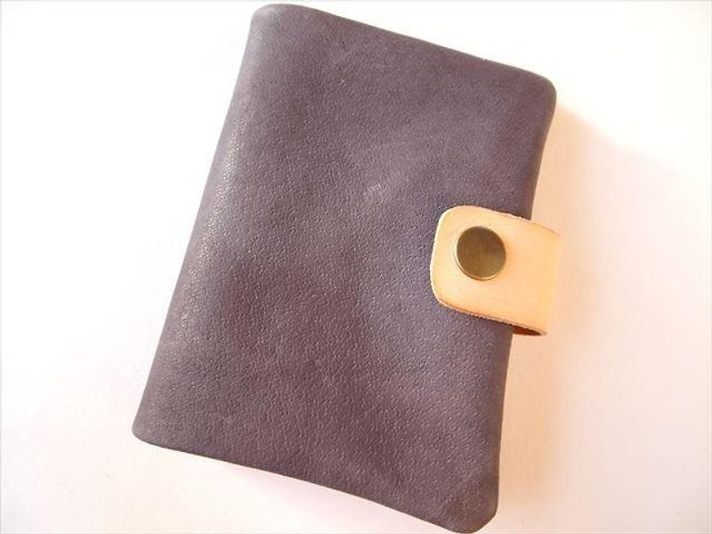 B7 [Standard purple] Pig leather Soft notebook cover [Made to order] Leather 1615