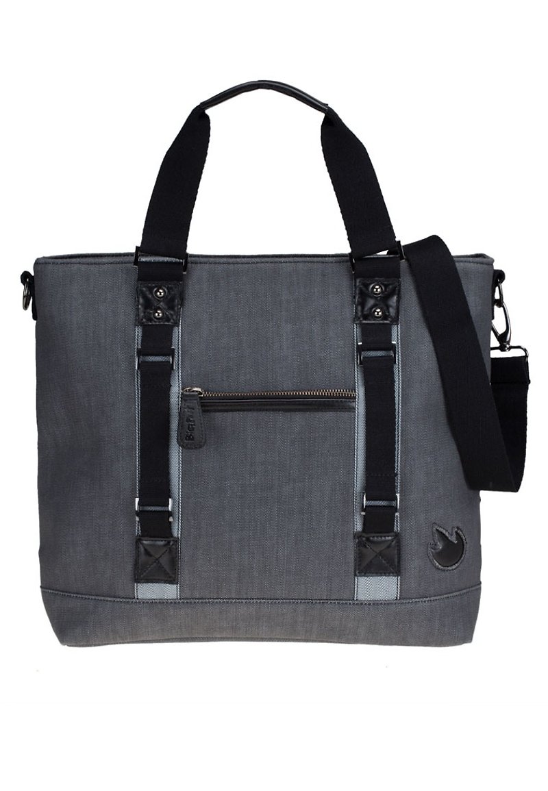 The tote bag can be carried in 2 ways, both as a shoulder bag and as a shoulder bag. - Briefcases & Doctor Bags - Other Materials Gray