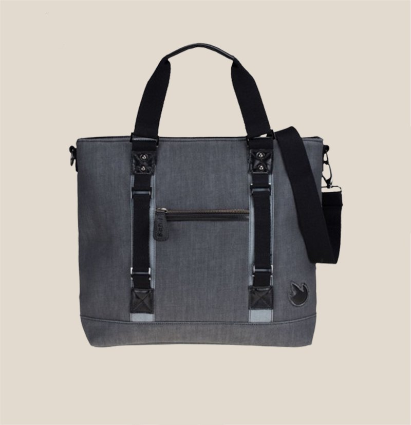 The tote bag can be carried in 2 ways, both as a shoulder bag and as a shoulder bag. - Briefcases & Doctor Bags - Other Materials Gray