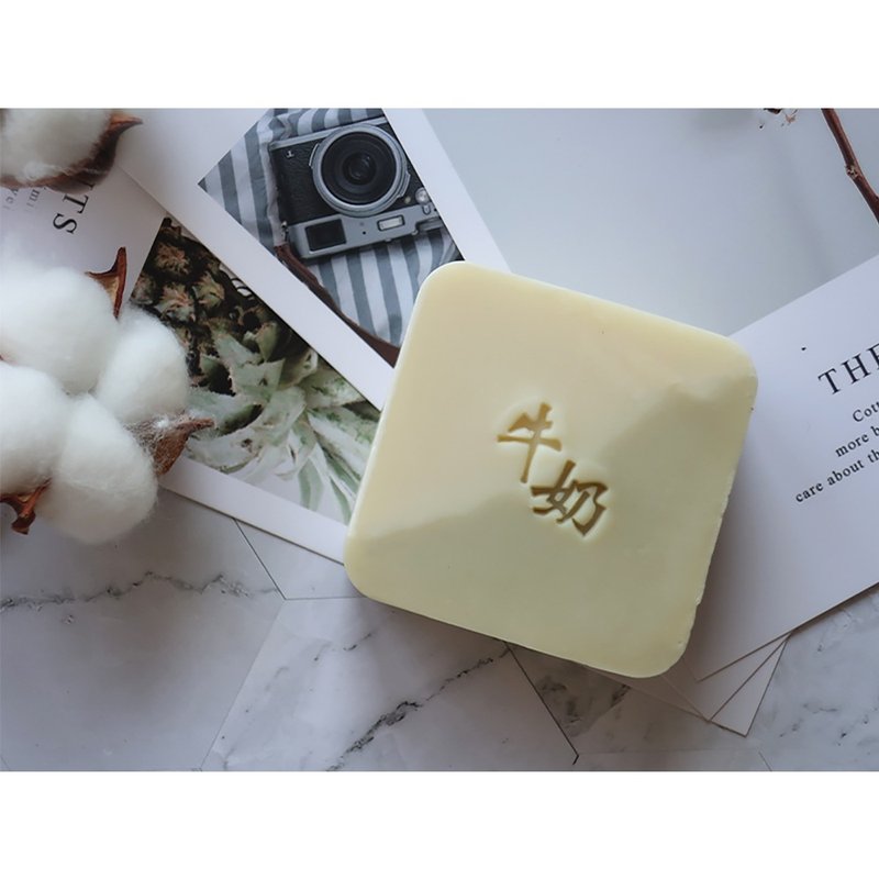 【皂章B12】牛奶 中文字章 Acrylic Soap Stamp Mold - 蠟燭/香薰/擴香 - 壓克力 
