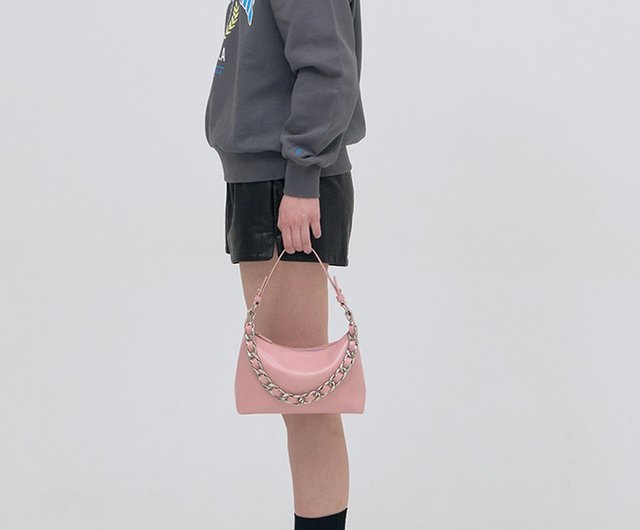 ショルダーバッグ・ポシェット [BAG TO BASICS] Chain Mini Shoulder bag _ BLACK Bag to Basics made in Korea Chain Mini Shoulder BAG - Shop