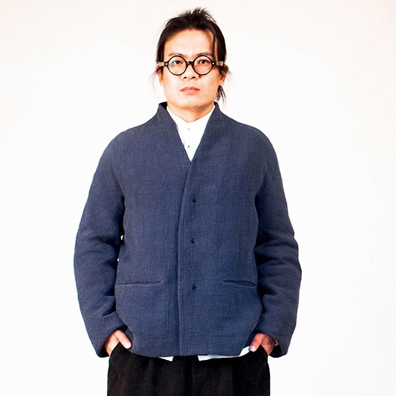 Chinese cotton wadding linen hand M jacket / cotton - [adorned] independent designer - อื่นๆ - ผ้าฝ้าย/ผ้าลินิน 