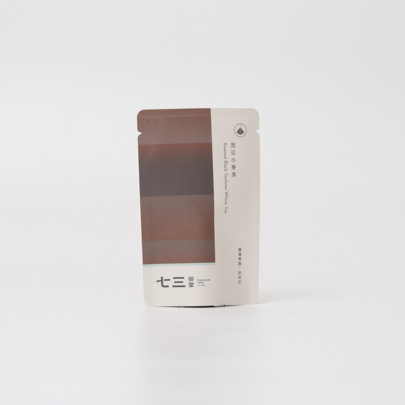 七三茶堂 立體茶包丨黑豆小麥茶 1入–單包裝 - 茶葉/茶包/水果茶 - 紙 多色