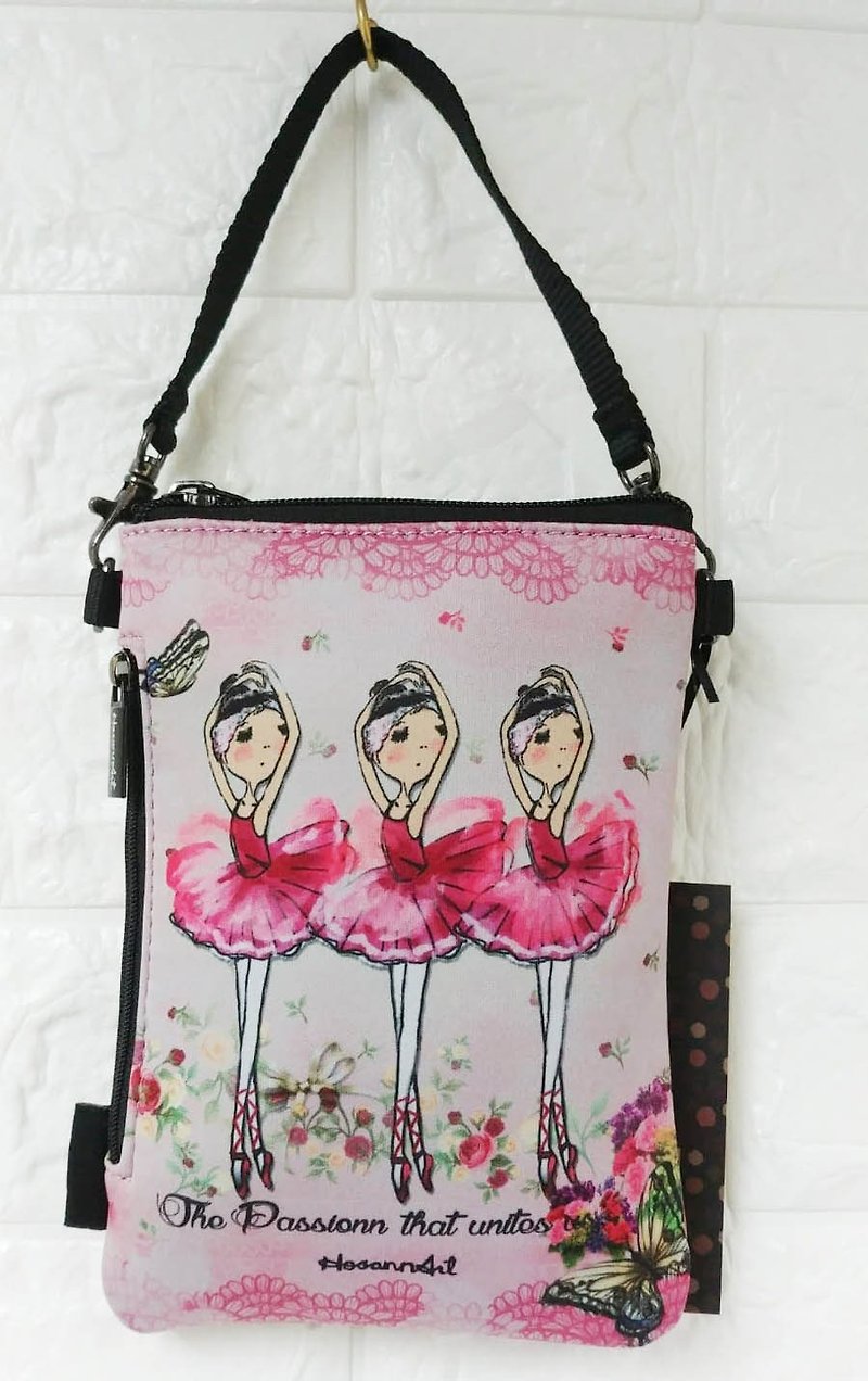 Pinky Ballerinas - phone pouch