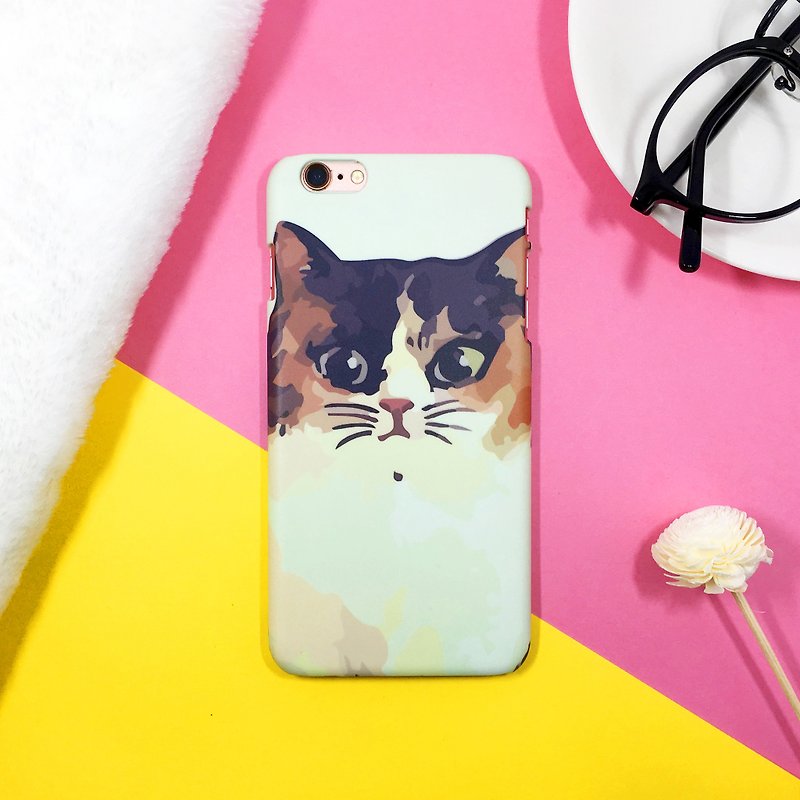 水彩貓-Iphone 三星 HTC 原創手機殼/保護套/聖誕節禮物 - 手機殼/手機套 - 塑膠 多色