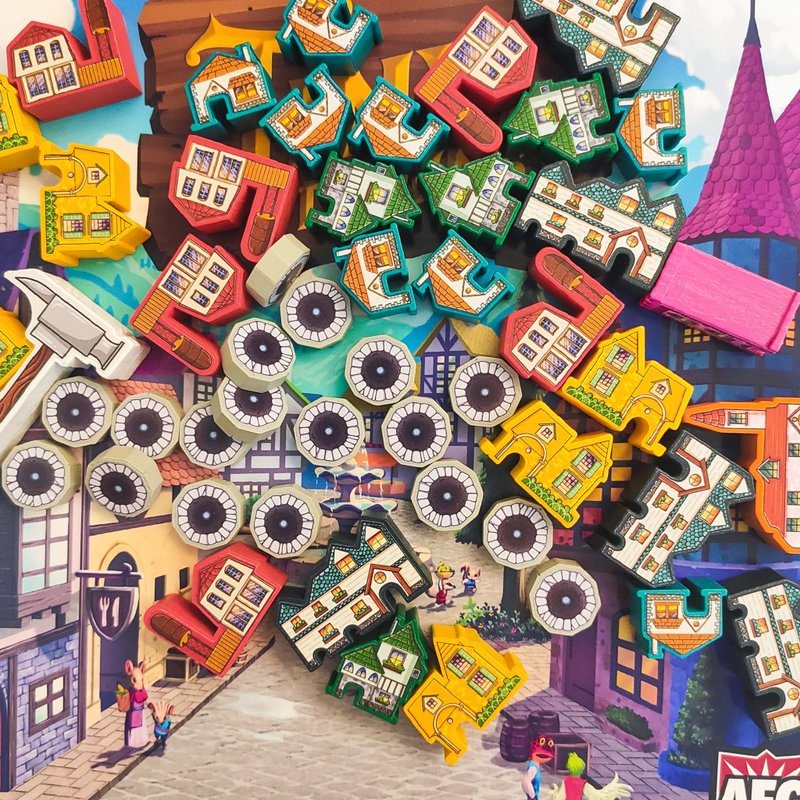 貼紙包與 Tiny Towns 棋盤遊戲相容 - 其他 - 紙 