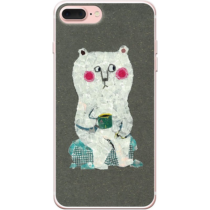 New series - [polar bear] - Tian Xiaojia-TPU mobile phone protection shell "iPhone / Samsung / HTC / LG / Sony / millet / OPPO", AA0AF181 - Phone Cases - Silicone White