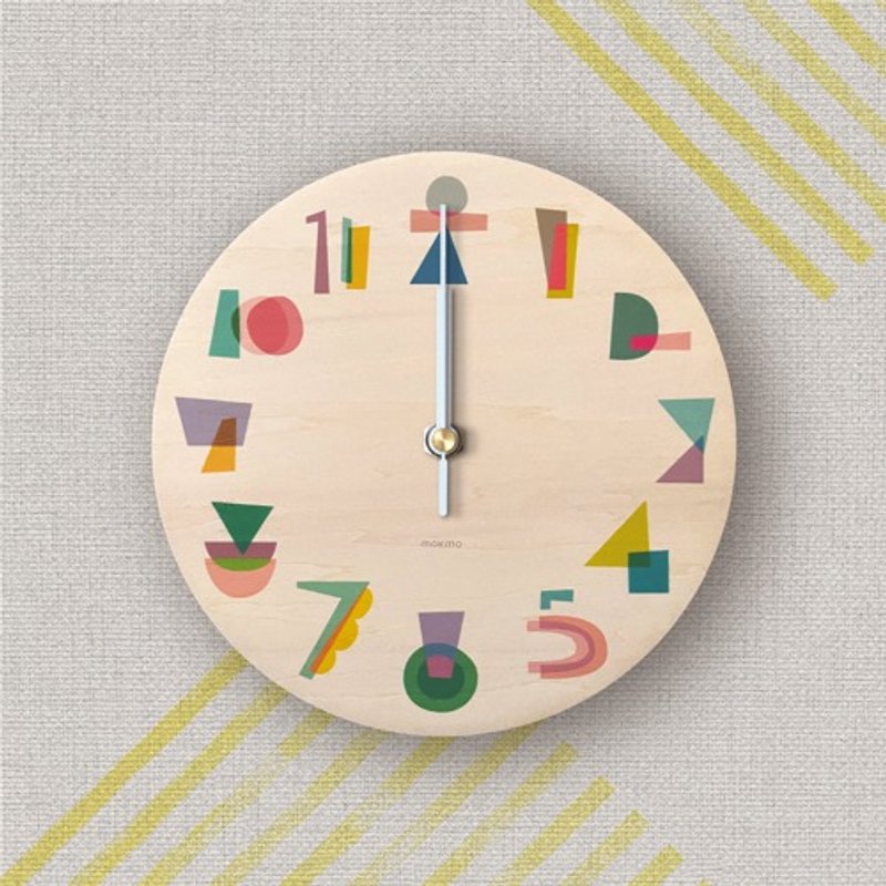 Wall clock [Clock that inspires ideas] Wooden - Clocks - Wood 