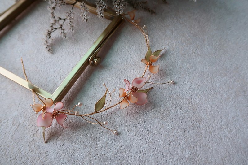 เรซิน งานโลหะ/เครื่องประดับ - One-to-one crystal flower bridal headdress handmade course