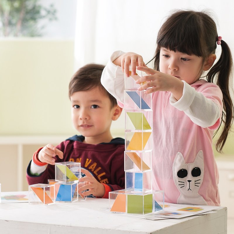 Pattern Cubes - Kids' Toys - Plastic Multicolor