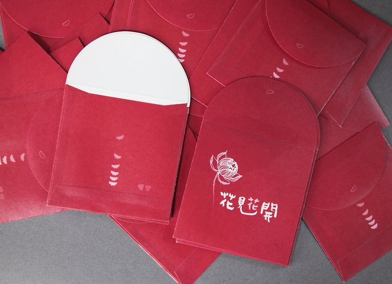 【第102巻｜お正月の花見】小さな赤い封筒 - ご祝儀袋・ポチ袋 - 紙 レッド