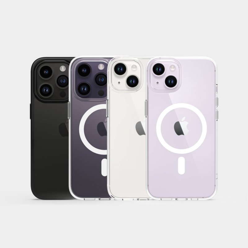 【UNIU】EVO 光學透明防摔手機殼-磁吸式 iPhone 14/Pro/Plus/Max - 手機殼/手機套 - 塑膠 