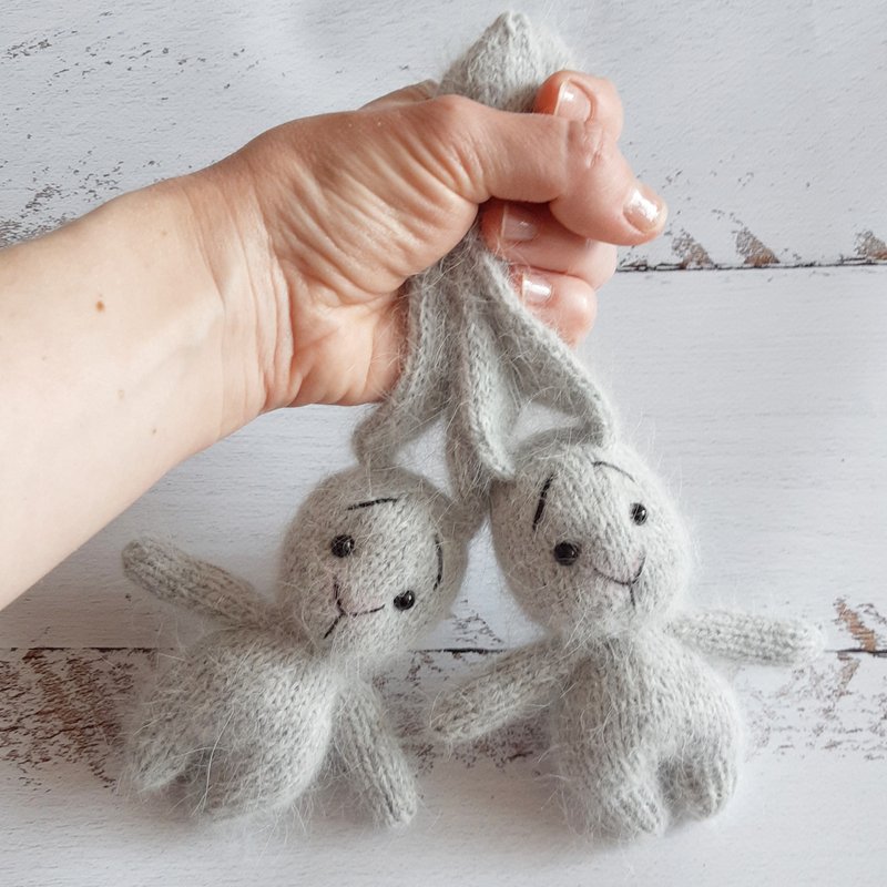 Bunny knitting pattern. PDF. Amigurumi tutorial. Animal pattern. Rabbit. Easter - 手工藝教學/工具書 - 其他材質 