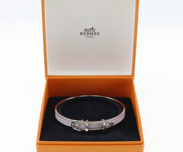 日本直送】エルメス HERMES ベルトモチーフ バングル 金属製 約21.2g