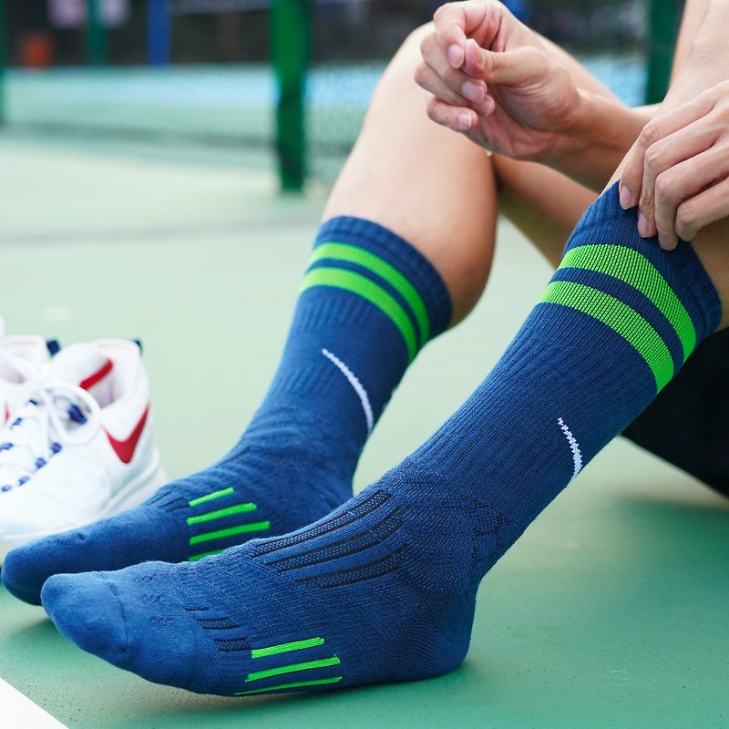 FLIGHT MAX Basketball Socks - Socks - Cotton & Hemp Blue