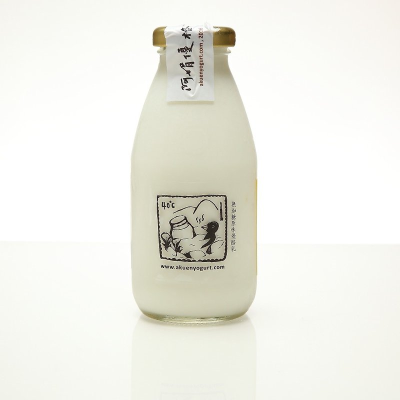 無加糖原味優酪乳(320g)  | 無加糖 清爽 原味 - 優格/優酪乳 - 玻璃 白色
