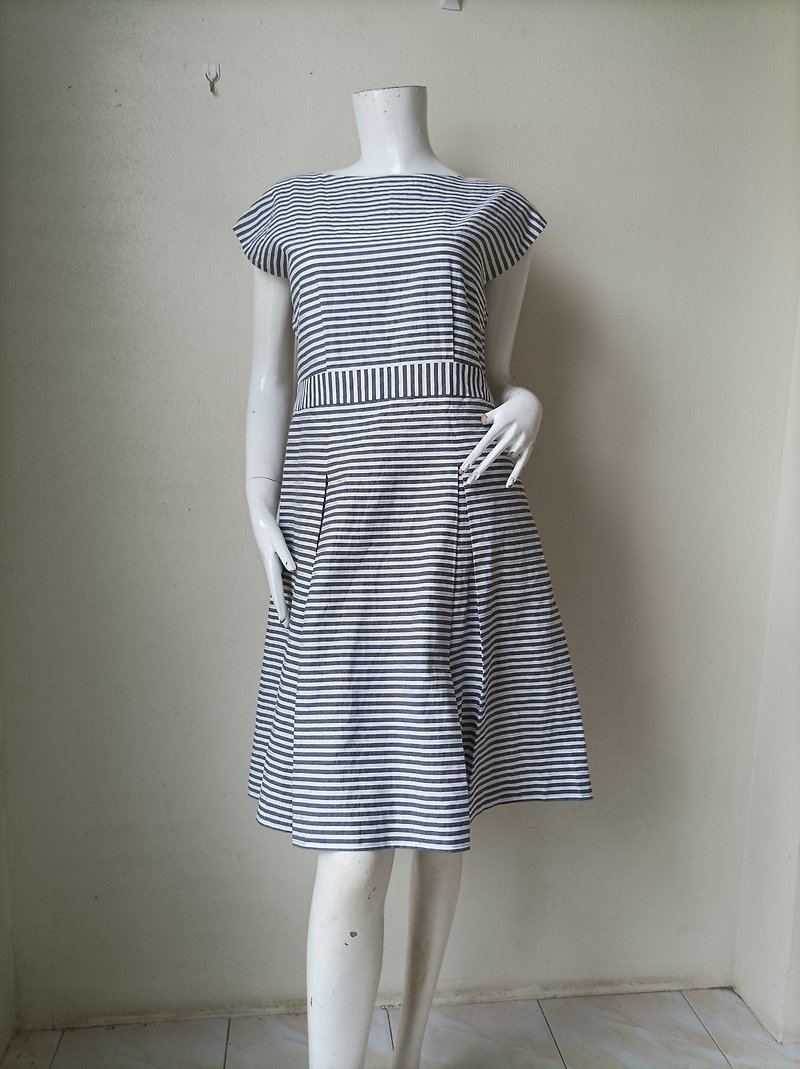 Authentic LANVIN Collection Dress Luxury Designer Size 38 - 連身裙 - 棉．麻 