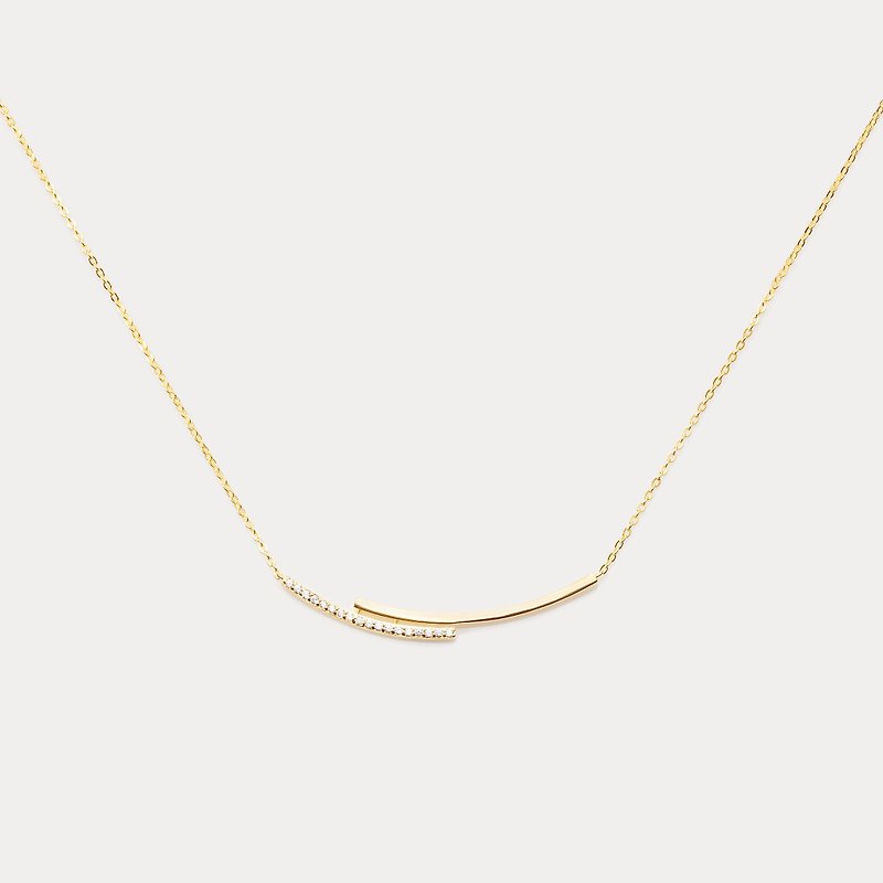 知性閃耀 / Liana necklace - 項鍊 - 純銀 金色