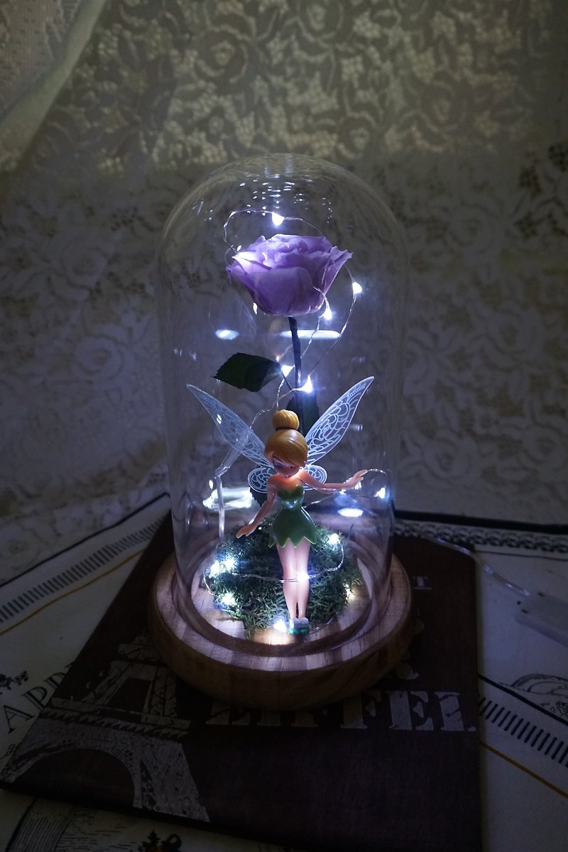 Flowers Preserved flowers immortalized. Luminous rose fairy lights. Beauty and the Beast*exchange gifts*Valentine's Day*wedding*birthday gift - Plants - Plants & Flowers 